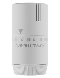 Термоголовка жидкостная Royal Thermo Design М30х1,5 (белый soft touch)