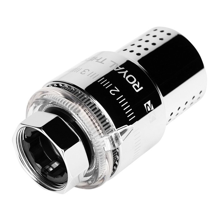 Термоголовка жидкостная Royal Thermo Design М30х1,5 (хром)