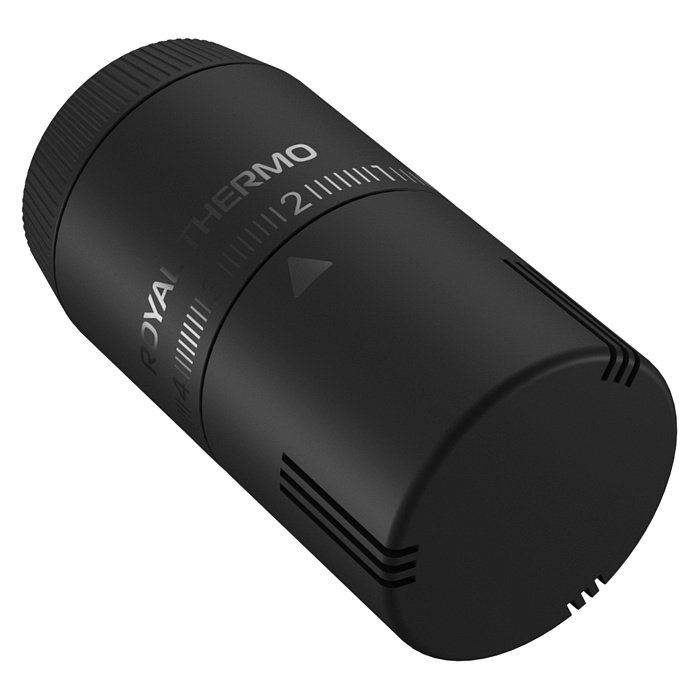 Термоголовка жидкостная Royal Thermo Design М30х1,5 (черный soft touch)1