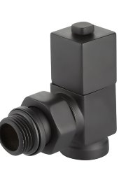 Набор ручной регулировки CUBE угловой 1/2 черный