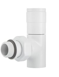 Набор ручной регулировки PIANO угловой 1/2 белый