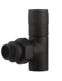 Набор ручной регулировки PIANO угловой 1/2 черный