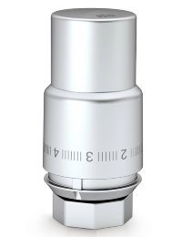 Термоголовка жидкостная ROYAL THERMO Design PRO М30х1,5 матовый хром