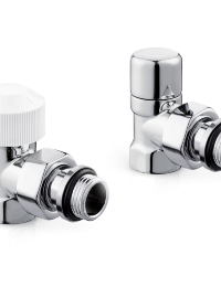 Набор термостатический для радиатора угловой ROYAL THERMO Design 1/2&quot;М30х1,5 Хром 