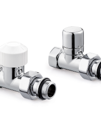 Набор термостатический для радиатора прямой ROYAL THERMO Design 1/2&quot;М30х1,5 Хром 