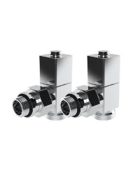 Набор ручной регулировки CUBE угловой 1/2 хром 