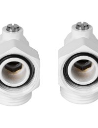 Набор нижнего подключения Royal Thermo угловой раздельный 3/4х3/4ЕК (белый)